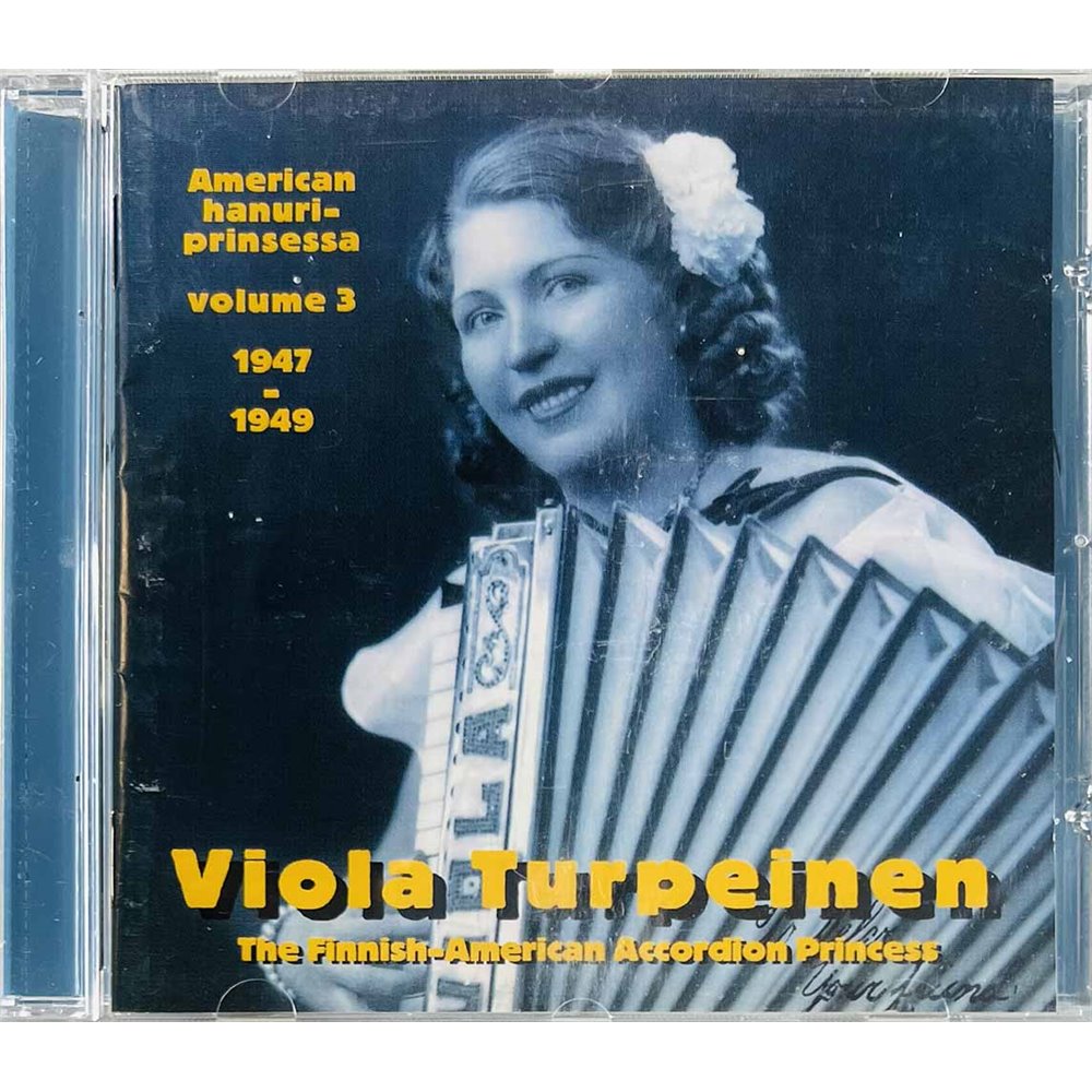 Turpeinen Viola 1947-49 AMCD 1009 American Hanuriprinsessa volume 3 CD Begagnat