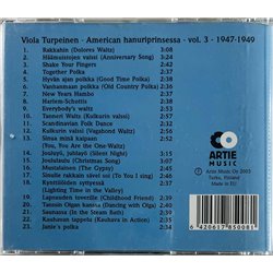 Turpeinen Viola 1947-49 AMCD 1009 American Hanuriprinsessa volume 3 CD Begagnat