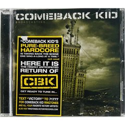 Comeback Kid Käytetty CD Broadcasting...  kansi EX levy EX Käytetty CD