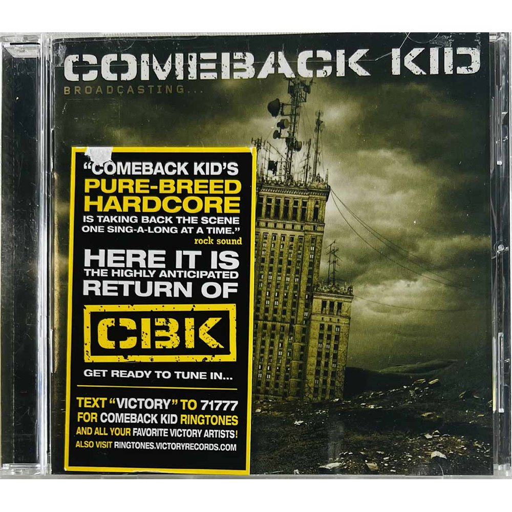 Comeback Kid 2007 VR3232 Broadcasting... CD Begagnat