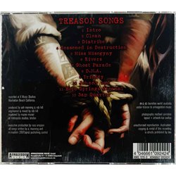 Tourettes 2007 AMG 0700 Treason Songs CD Begagnat