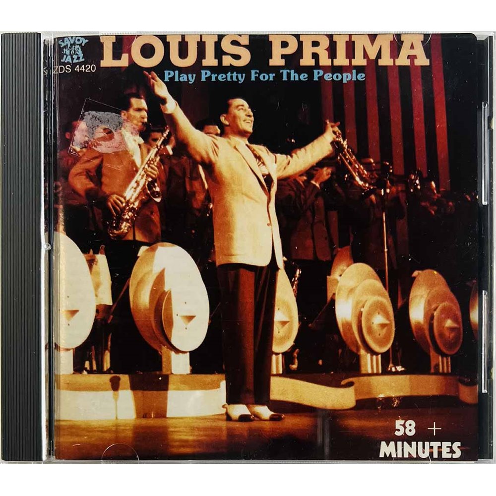 Prima Louis Käytetty CD Play Pretty For People  kansi EX levy EX Käytetty CD