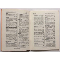 CBS Alphabetical and Numerical Catalogue: 1972-73 Supplement 3  kansi EX- sisäsivut EX Käytetty kirja