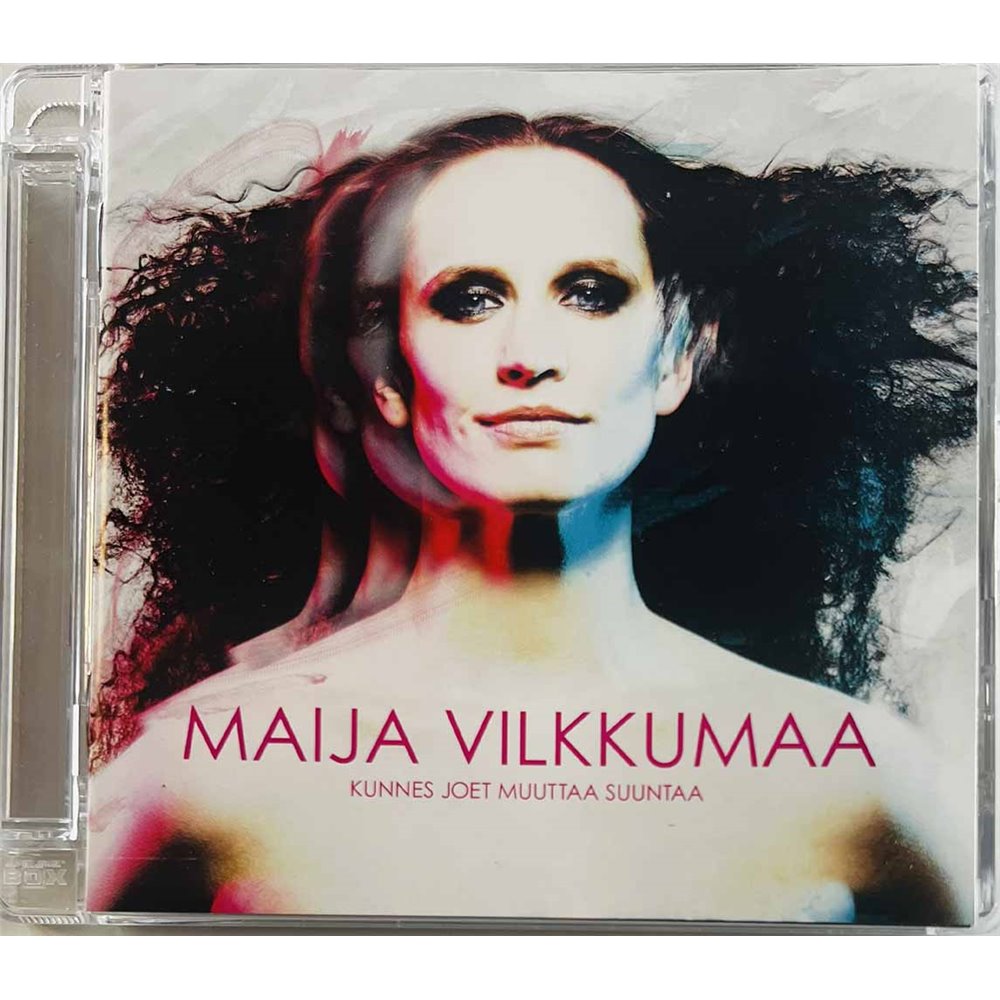 Vilkkumaa Maija Käytetty CD Kunnes Joet Muuttaa Suuntaa  kansi EX levy EX Käytetty CD