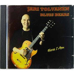 Tolvanen Jari -Blues Bears Käytetty CD Here I Am  kansi EX levy EX Käytetty CD