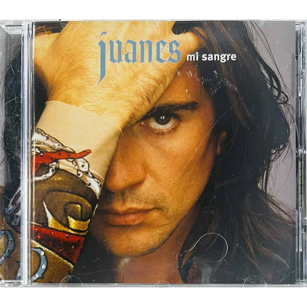 Juanes Käytetty CD Mi Sangre  kansi EX levy EX Käytetty CD