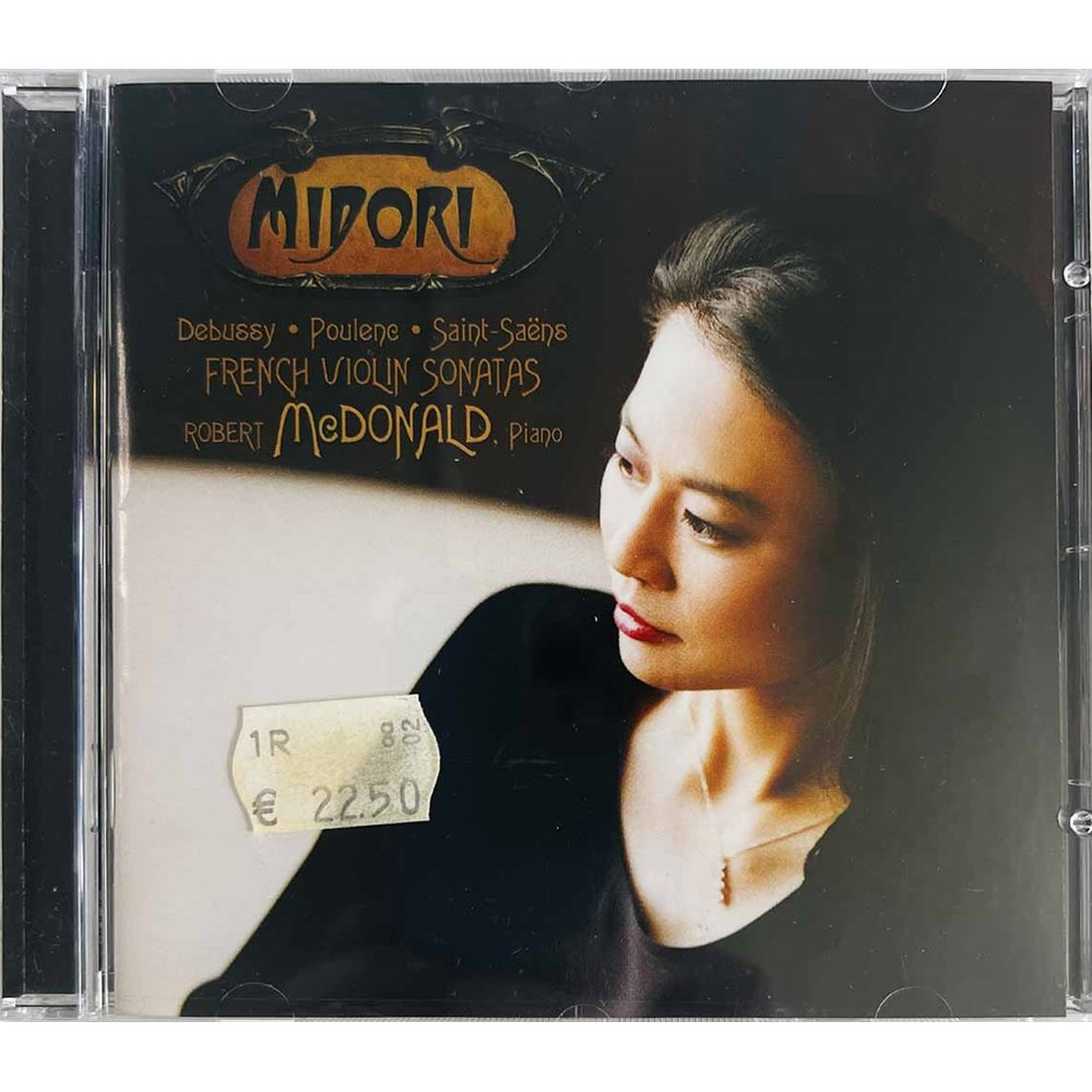 Midori, Robert McDonald, Debussy 2002 SK 89699 French Violin Sonatas CD Begagnat