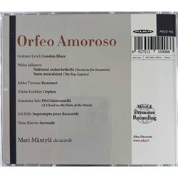 Mäntylä Mari  Orfeo Amoroso  kansi EX levy EX Käytetty CD