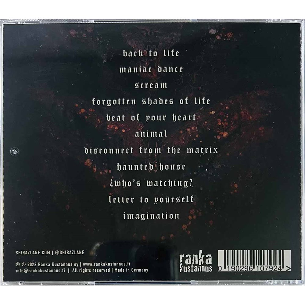 Shiraz Lane  Acoustic Archives, CD-EP digipak  kansi EX levy EX Käytetty CD