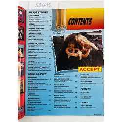 Metal Hammer Magazine : Judas Priest, julisteessa Metallica / Bad English - begagnade magazine