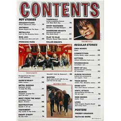 Metal Hammer Magazine : 12-page special metal queens, Anthrax, Metallica - begagnade magazine