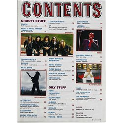 Metal Hammer Magazine : Poison, Exodus, Scorpions, Cockney Rejects - begagnade magazine