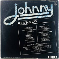 Hallyday Johnny vinyl LP Rock'N Slow  kansi EX- levy EX Käytetty LP
