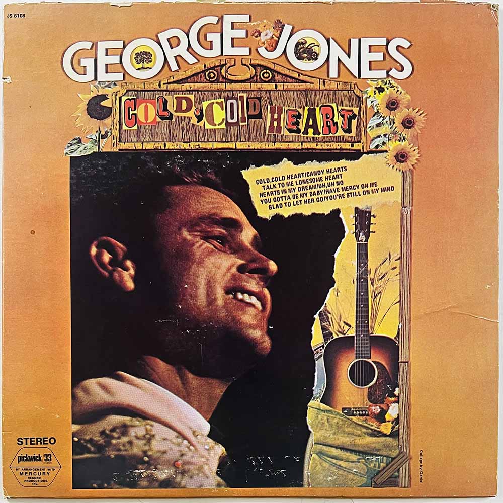 Jones George 1971 JS-6108 Cold cold heart Begagnat LP