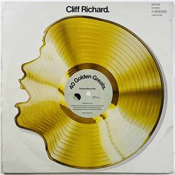 Richard Cliff vinyl LP 40 Golden Greats, tuplasta mukana vain levy 1  kansi VG levy VG- Käytetty LP