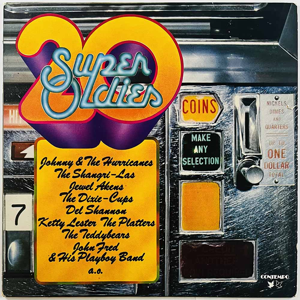 Teddy Bears, Dixie Cups, Casinos vinyl LP 20 Super Oldies  kansi VG- levy EX- Käytetty LP
