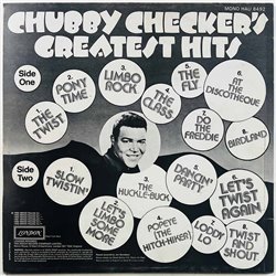 Checker Chubby vinyl LP Chubby Checker’s greatest hits  kansi EX- levy EX Käytetty LP