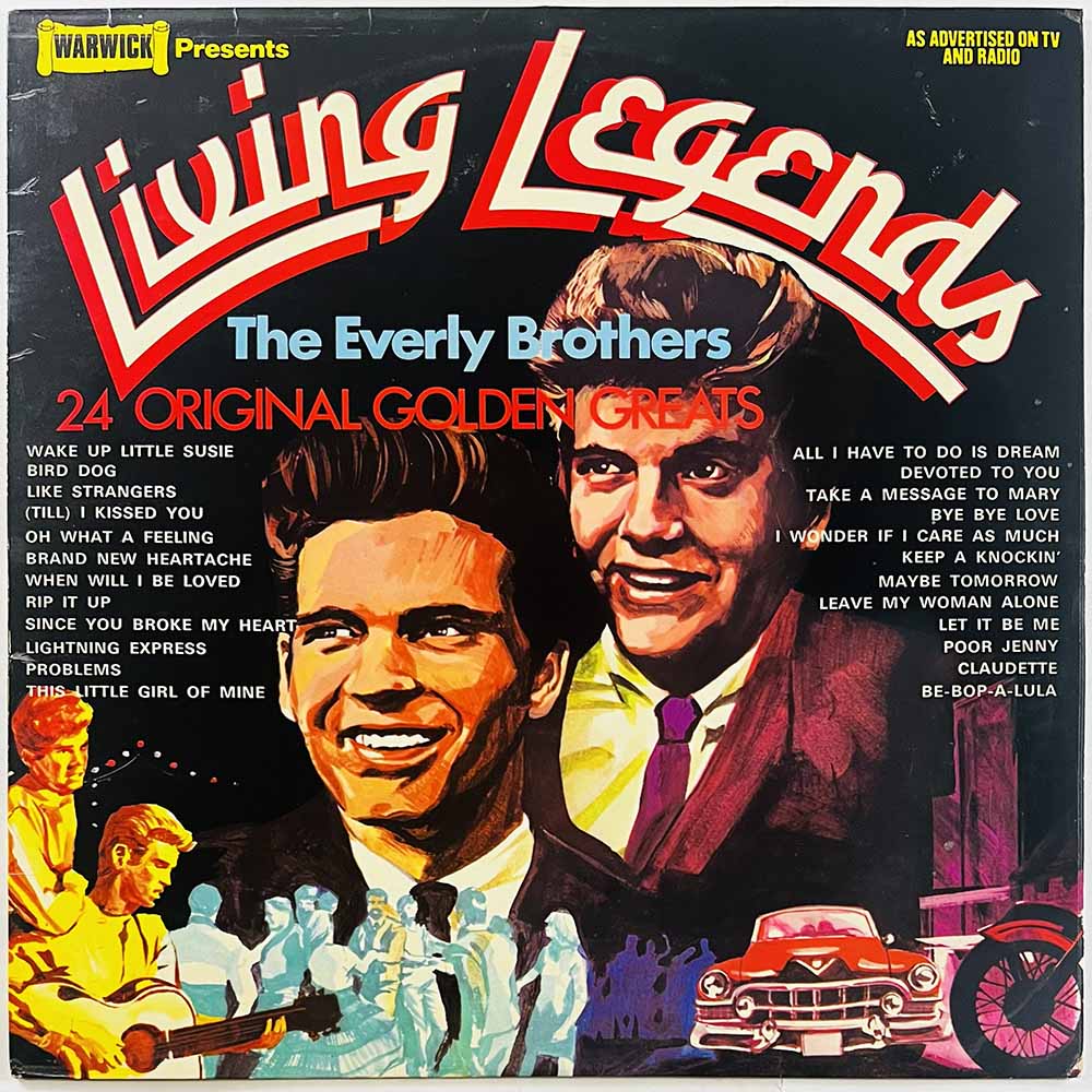 Everly Brothers 1972 WW 5027 24 original golden greats Begagnat LP