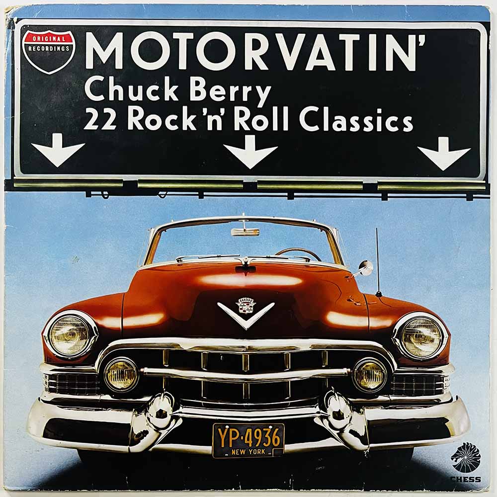 Berry Chuck vinyl LP Motorvatin’ 22 rock’n’roll classics  kansi VG- levy EX Käytetty LP