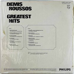 Roussos Demis vinyl LP Greatest Hits  kansi EX- levy EX Käytetty LP
