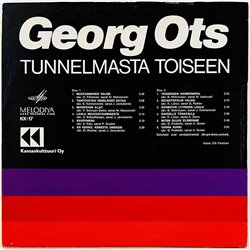 Ots Georg vinyl LP Tunnelmasta toiseen  kansi EX- levy EX Käytetty LP