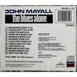 Mayall John 1967 820 535-2 The Blues Alone CD Begagnat