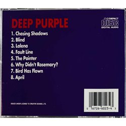 Deep Purple CD Deep Purple  kansi VG- levy EX Käytetty CD
