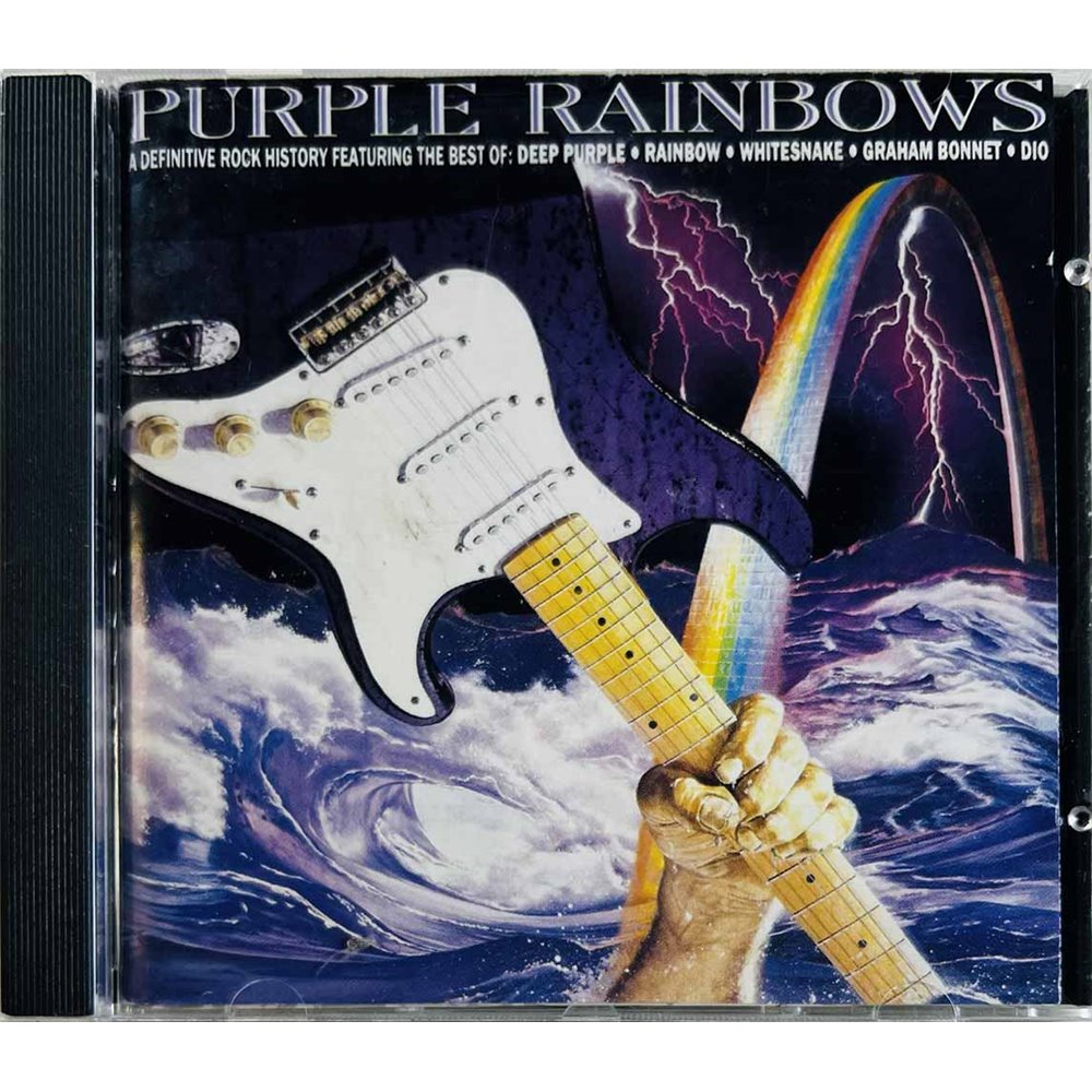 Deep Purple, Rainbow, Whitesnake CD Purple Rainbows  kansi EX levy EX Käytetty CD