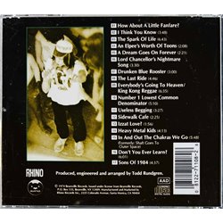 Rundgren Todd CD Todd  kansi EX levy EX Käytetty CD