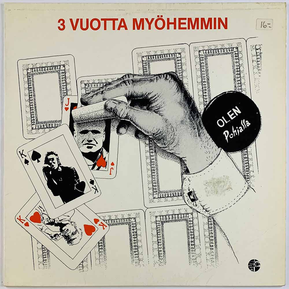 Hassisn Kone, Tinneri, Lama ym. vinyl LP 3 Vuotta myöhemmin  kansi VG+ levy EX Käytetty LP