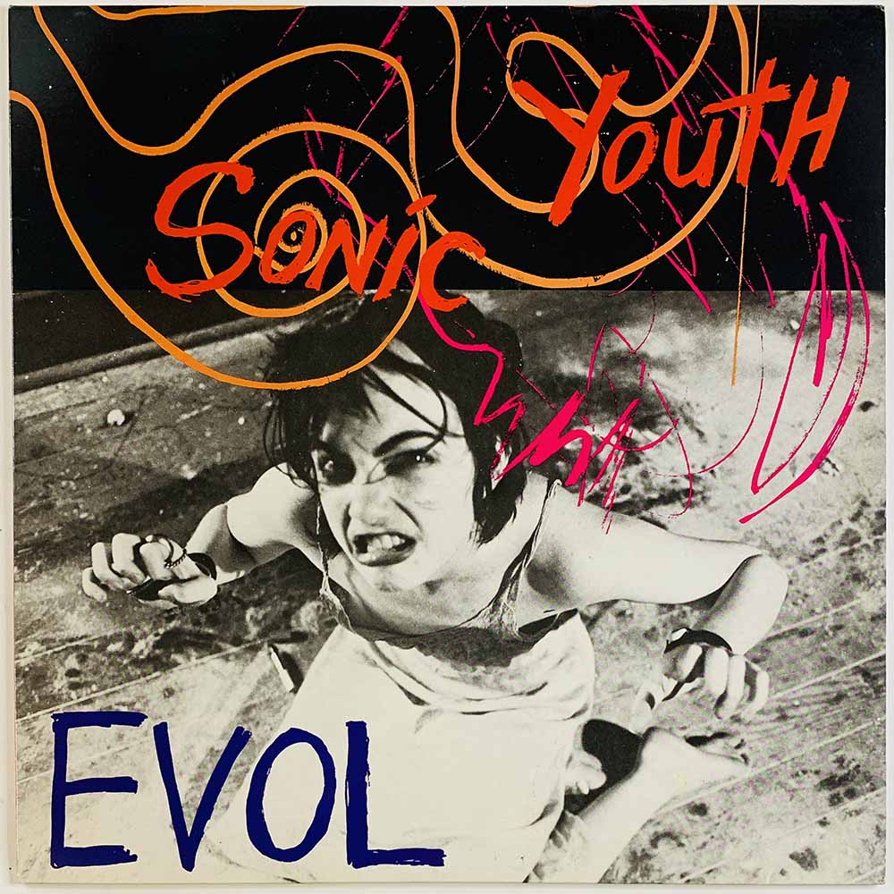 Sonic Youth vinyl LP Evol  kansi EX levy EX Käytetty LP