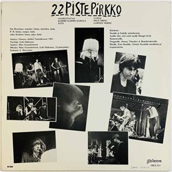 22 Pistepirkko vinyl LP 22 Pistepirkko 12-inch mini-LP  kansi EX- levy EX Käytetty LP