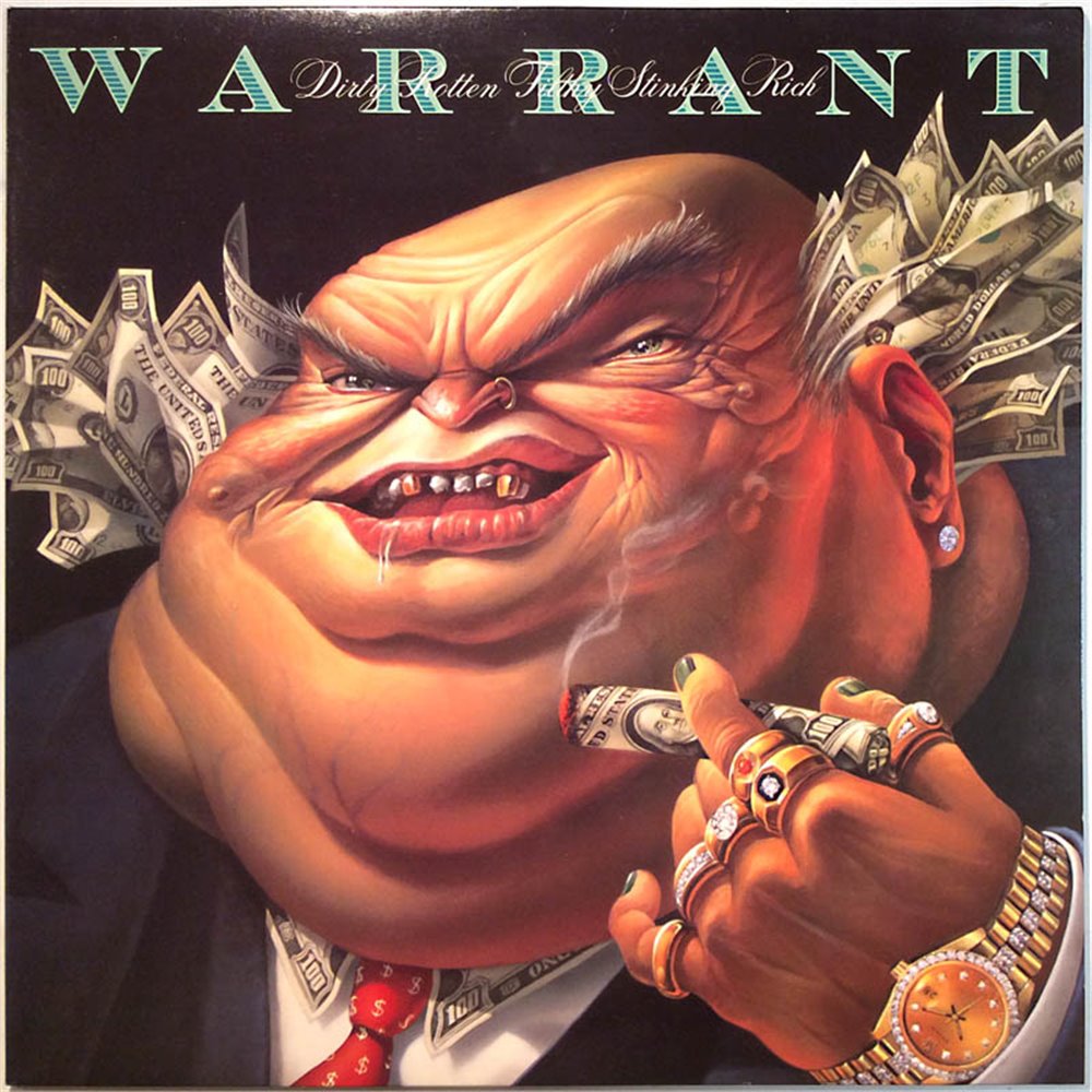 Warrant 1989 465052 1 Dirty Rotten Filthy Stinking Rich Begagnat LP