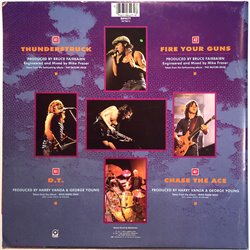 AC/DC 1990 B 8907 T Thunderstruck 12-inch maxi, poster sleeve Begagnat LP