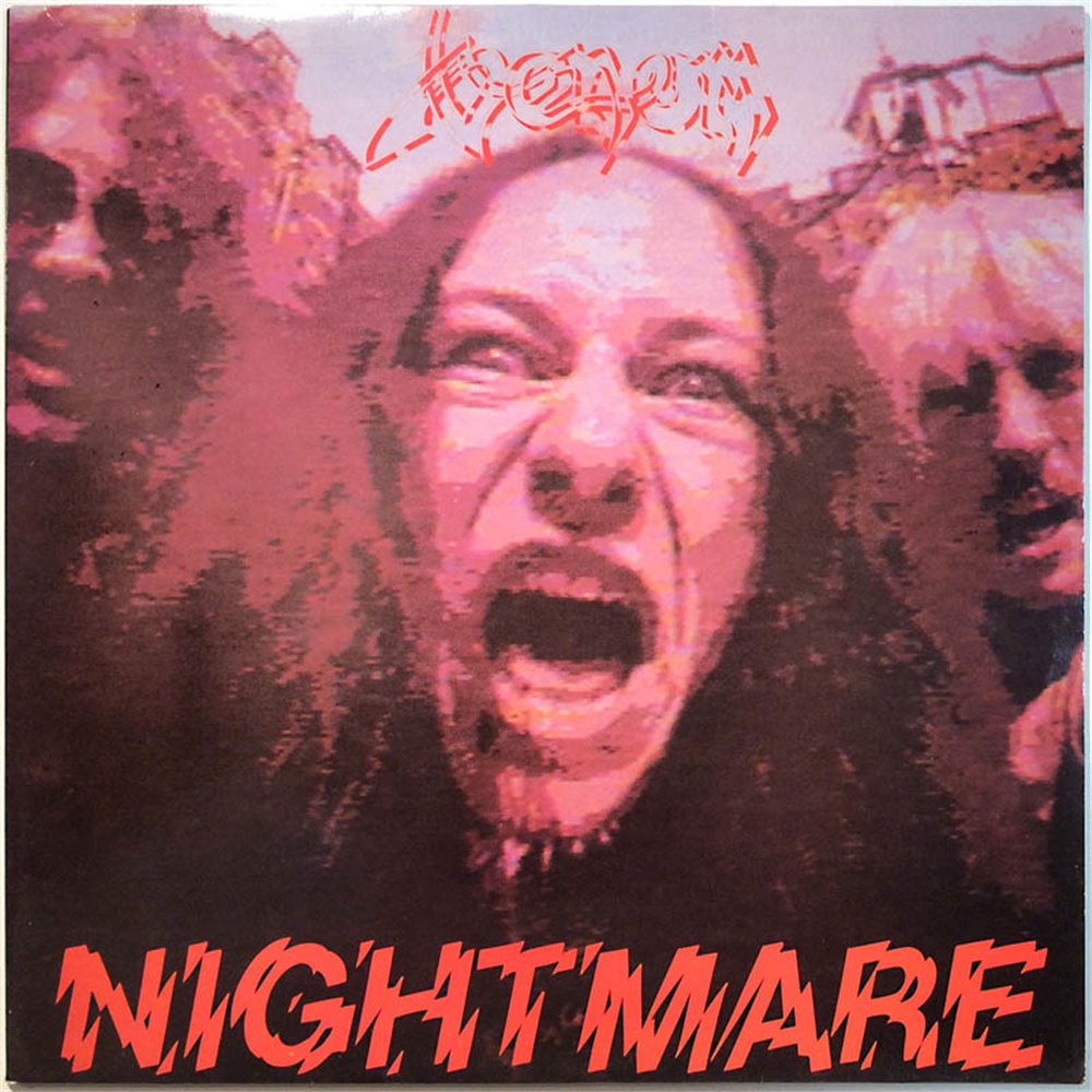 Venom vinyl LP Nightmare 12-inch maxi  kansi EX levy EX Käytetty LP