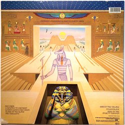 Iron Maiden vinyl LP Powerslave  kansi VG- levy EX- Käytetty LP