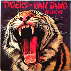 Tygers Of Pan Tang vinyl LP Wild Cat  kansi EX levy EX Käytetty LP