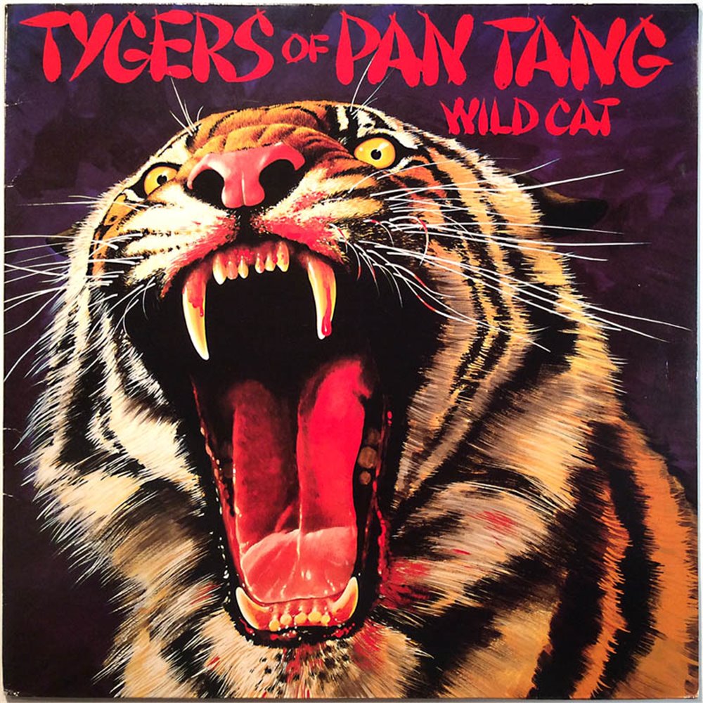 Tygers Of Pan Tang vinyl LP Wild Cat  kansi EX levy EX Käytetty LP