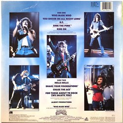 AC/DC 1986 781 650-1 Who Made Who Begagnat LP
