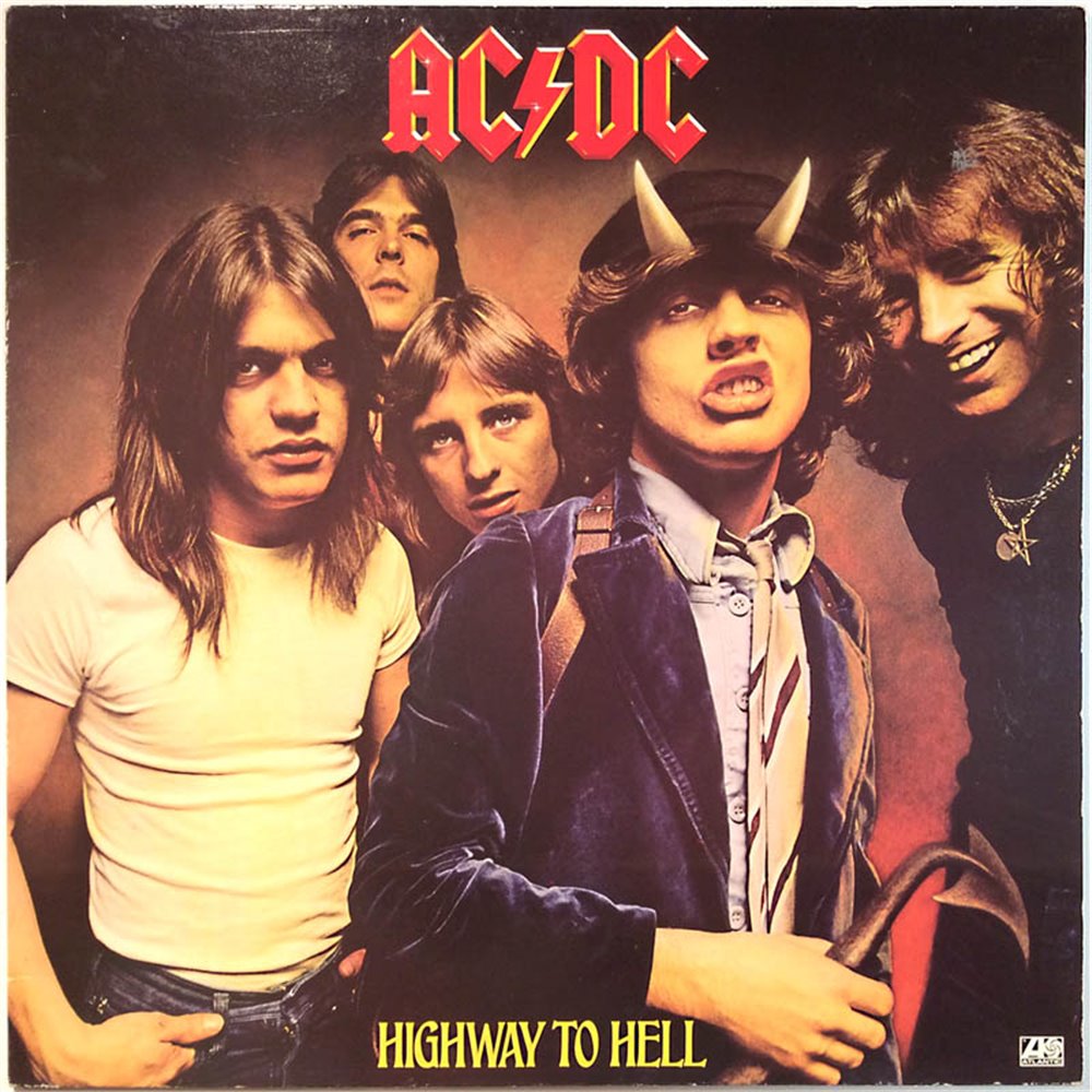 AC/DC vinyl LP Highway To Hell  kansi EX- levy EX- Käytetty LP