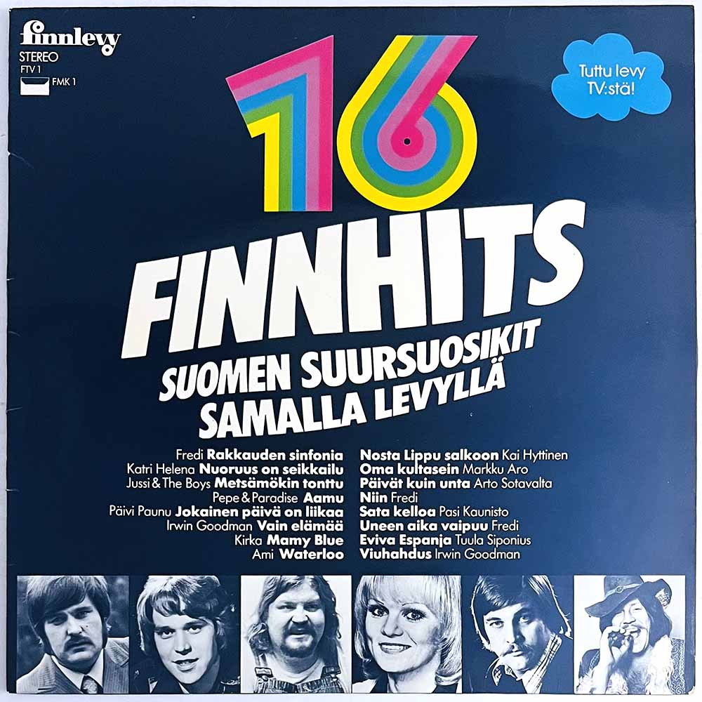 Arto Sotavalta, Irwin, Pasi Kaunisto, Kirka vinyl LP Finnhits  kansi VG levy VG+ Käytetty LP