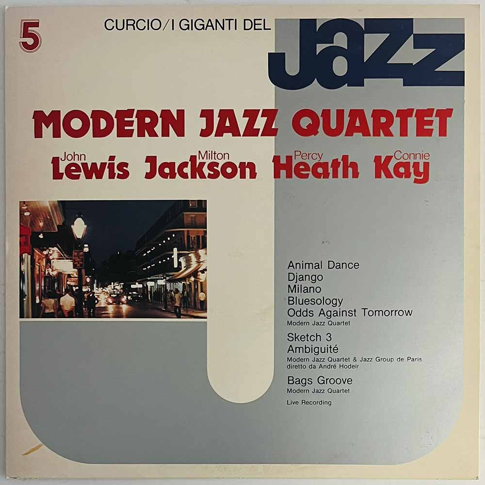 Modern Jazz Quartet, Milton Jackson ym. vinyl LP I Giganti Del Jazz Vol. 5  kansi VG+ levy EX Käytetty LP