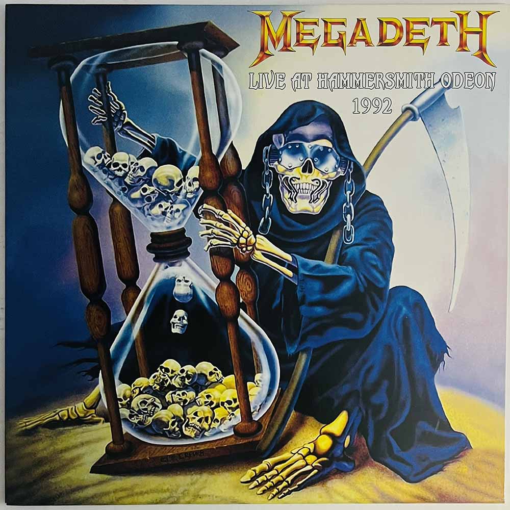 Megadeth vinyl LP Live At Hammersmith Odeon 1992  kansi EX levy EX Käytetty LP