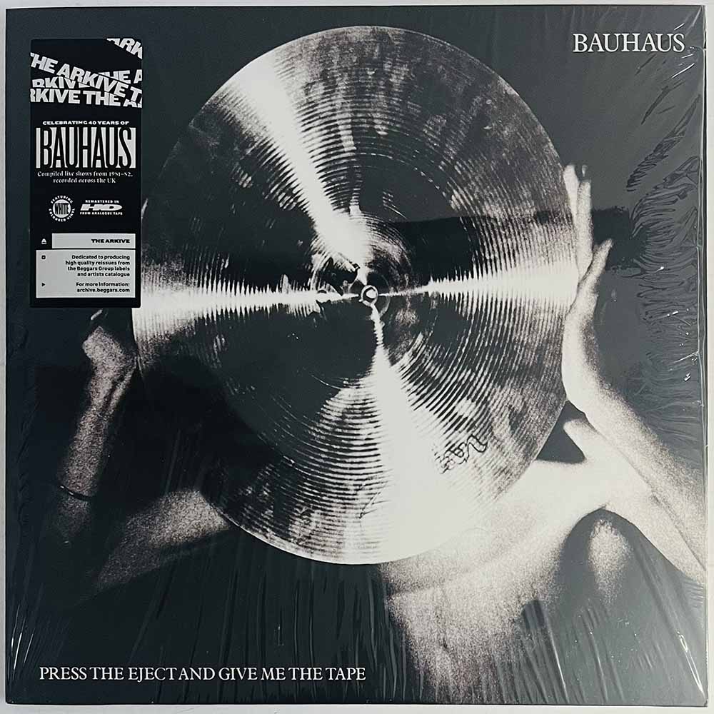 Bauhaus vinyl LP Press the eject and give me the tape, white vinyl  kansi EX levy EX Käytetty LP