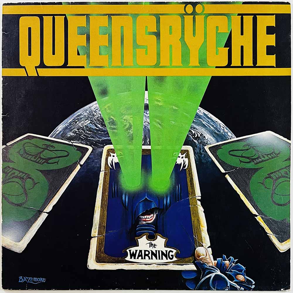Queensrÿche vinyl LP The Warning  kansi VG levy VG Käytetty LP