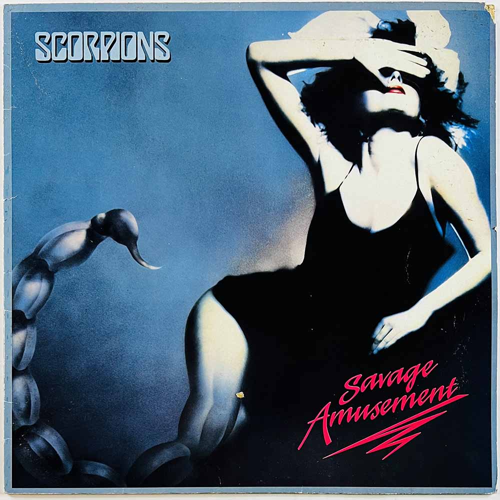 Scorpions 1988 1C 064 7 46704 1 DMM Savage Amusement Begagnat LP