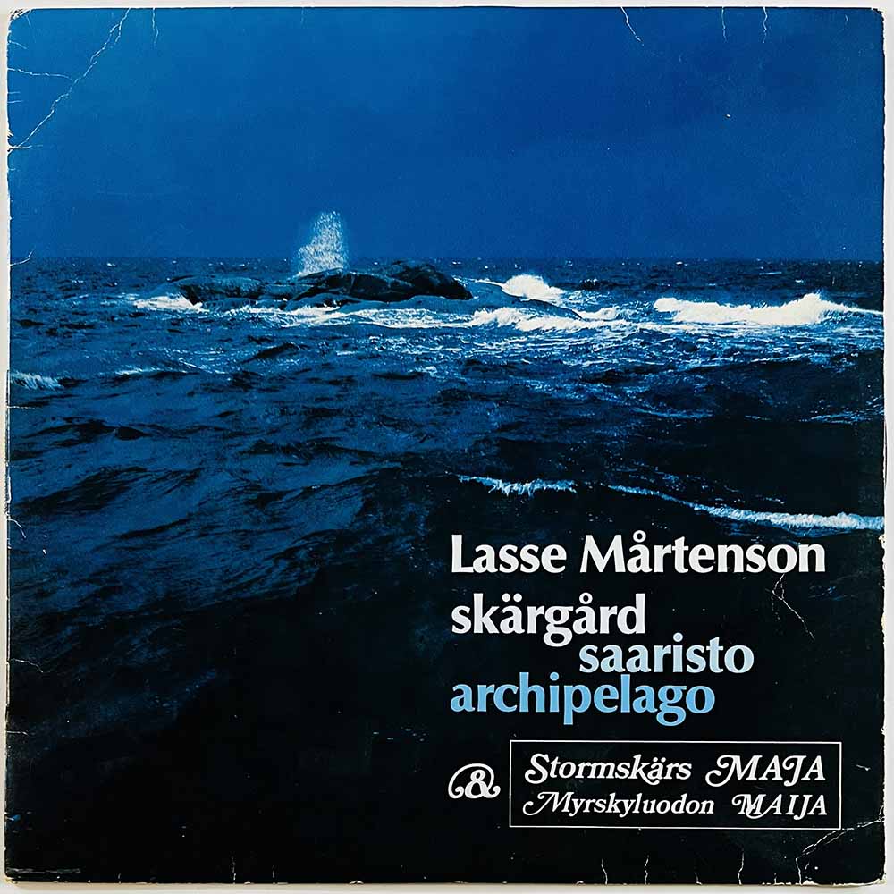Mårtenson Lasse vinyl LP Saaristo Myrskyluodon Maija  kansi G levy EX- Käytetty LP