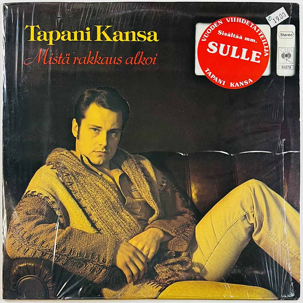 Kansa Tapani 1977 CBS 82078 Mistä Rakkaus Alkoi Begagnat LP