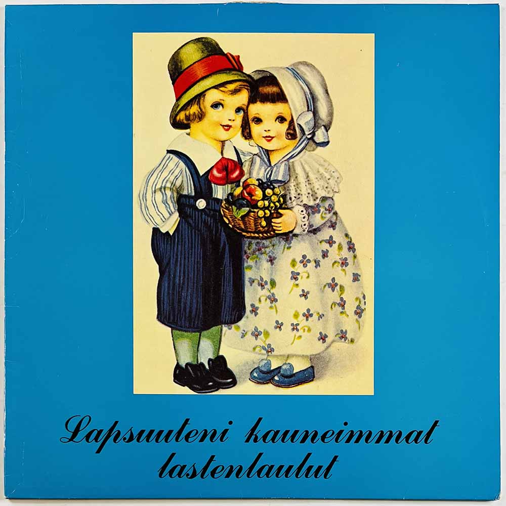 Lilli Elisa ja Teemu vinyl LP Lapsuuteni kauneimmat lastenlaulut  kansi VG+ levy EX Käytetty LP