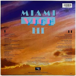 Jan Hammer, Don Henley, Yello vinyl LP Miami vice III  kansi VG+ levy EX Käytetty LP